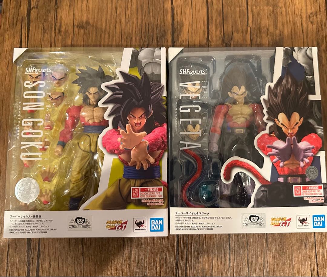 S.H.Figuartsスーパーサイヤ人4孫悟空&ベジータ - PRISTINE-AUTO