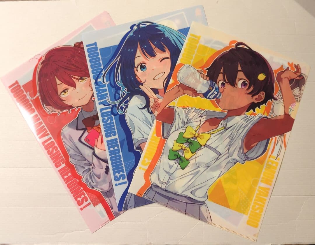 負けヒロインが多すぎる! クリアファイル3枚とブックカバー7枚セット