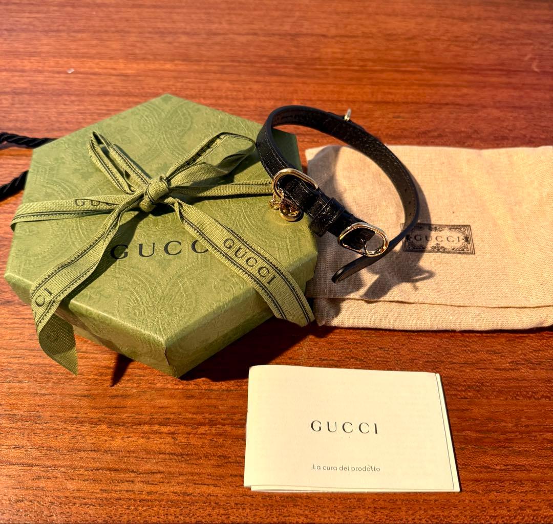 GUCCI 小型犬用首輪 ブラック N110160719 最新