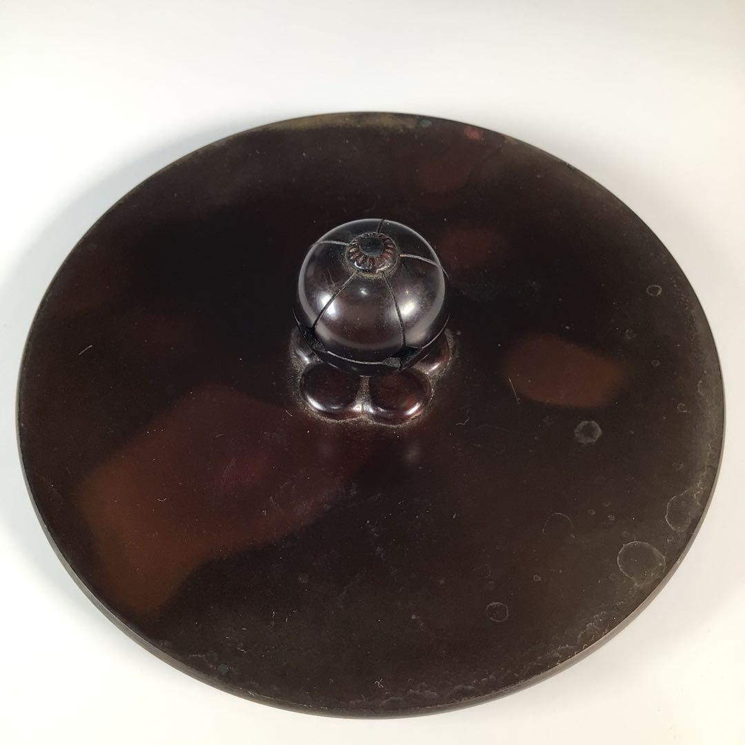 M176 茶釜 『釜師 加藤恵造作』『茄子耳』『素文』『