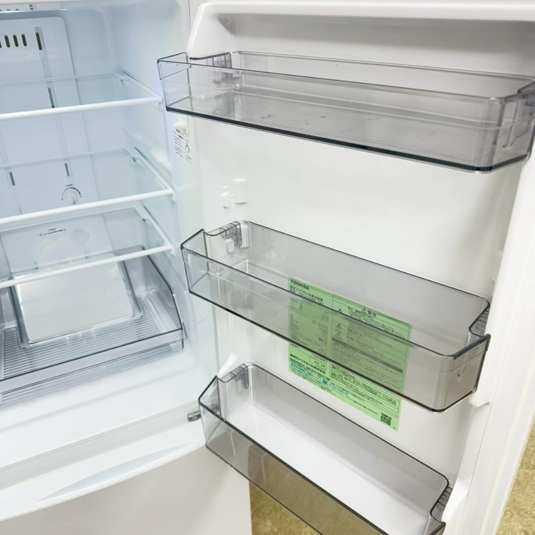東芝 冷蔵庫 小型 一人暮らし 153L 2022年製 3ヵ月保証付