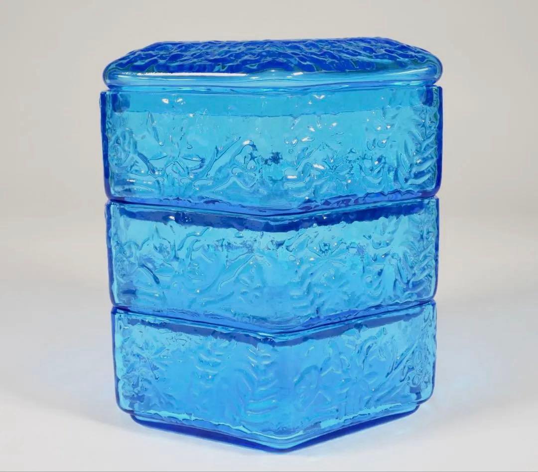 江戸吹硝子 六角縁高』『清昌堂やました謹製』三段重箱 茶道具 - メルカリ