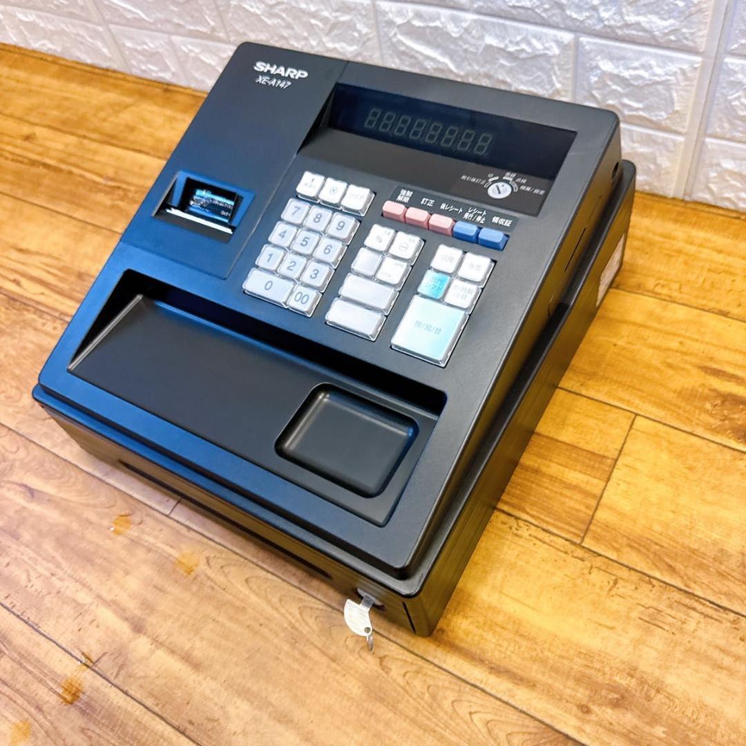 SHARP シャープ レジスター XE-A147 ブラック 電子レジスター SHARP XE