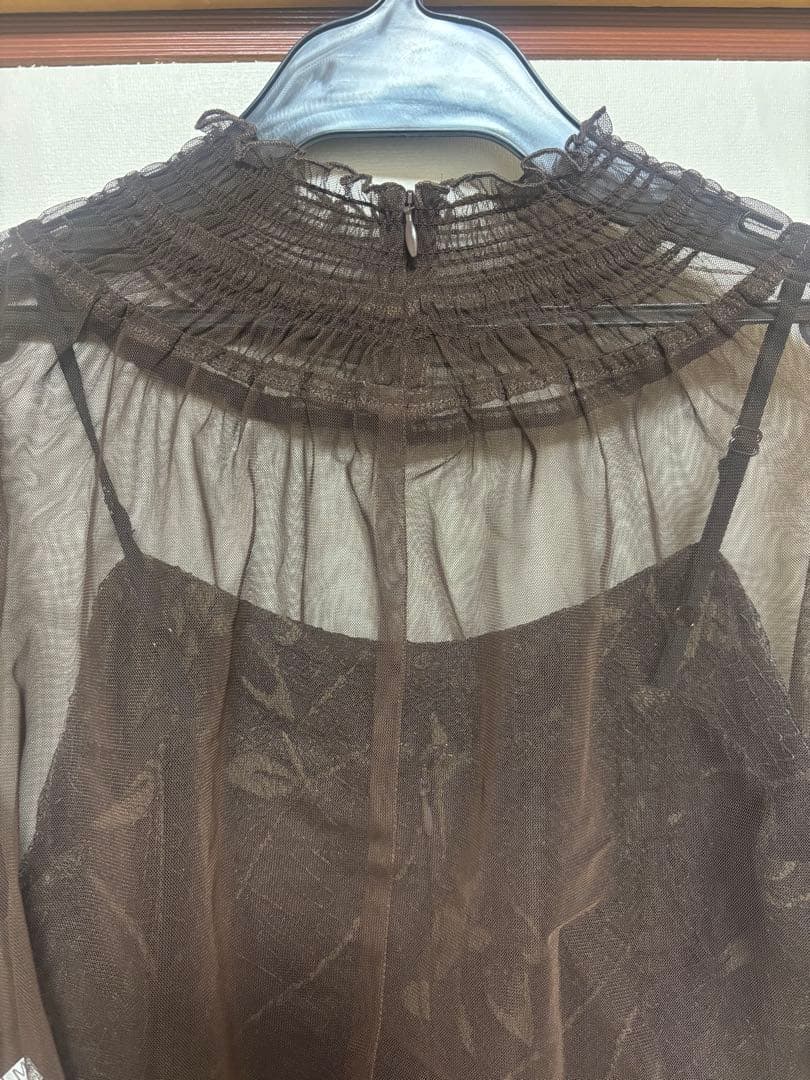 パーティードレス　シースルー　結婚式　新品タグ付き