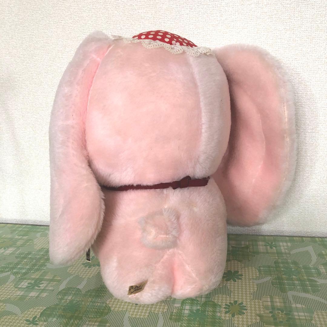 昭和レトロ 三英貿易 ぬいぐるみ ぞうさん 少し大きめ ファンシー 希少
