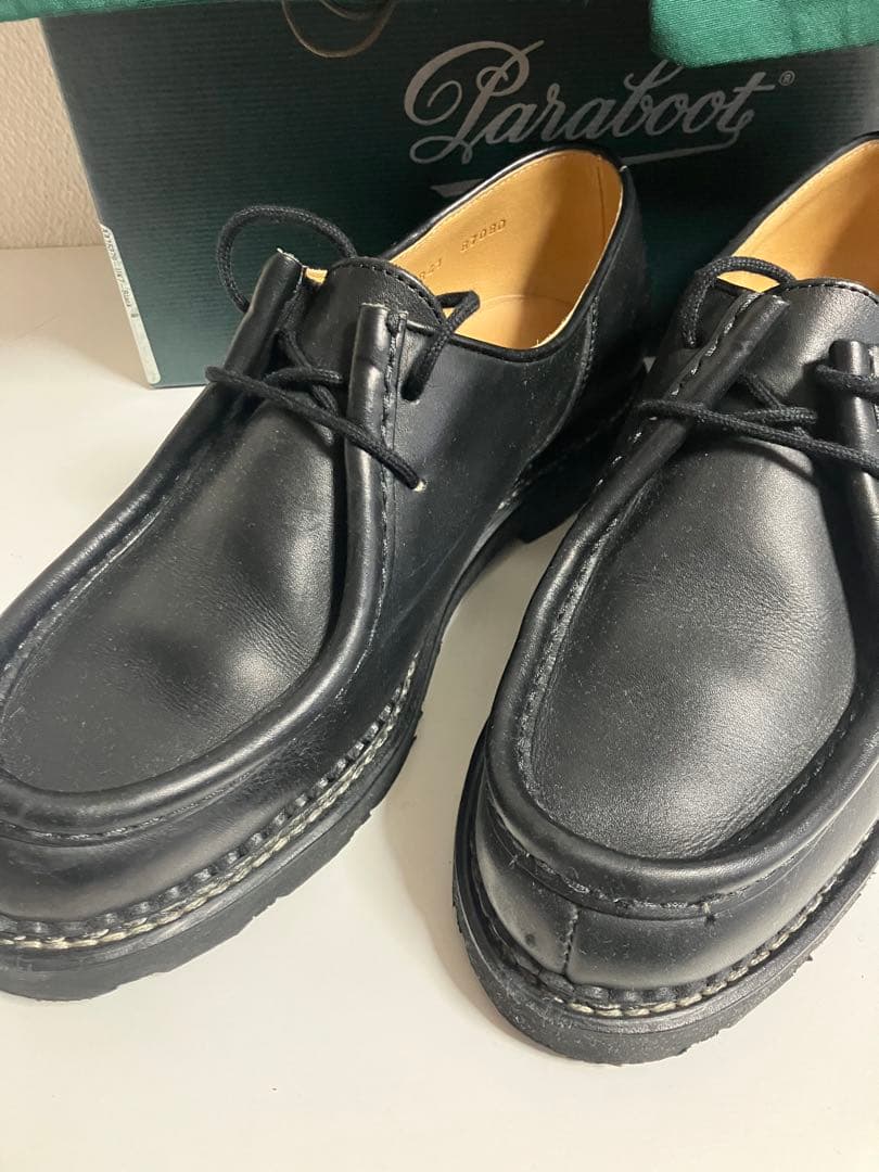 PARABOOT MICHAELパラブーツ ミカエル EU41 UK7 ブラック