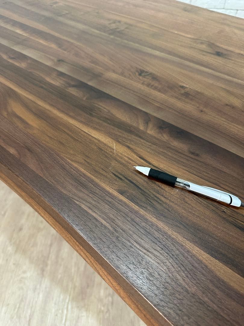 【なると 】180cm ダイニングテーブル　無垢材　デスク　机