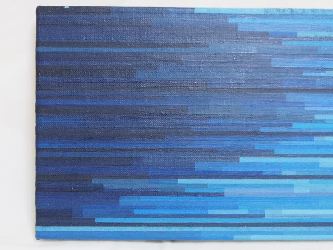 櫻井潤弥「重層する想い」◆キャンバスに油彩画◆2004年◆額装なし◆裏書◆M3号