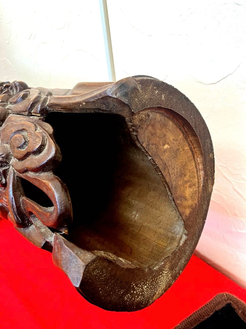 特大 十八羅漢 象牙風 牙 一本物 一本牙 彫刻 オブジェ 竹細工 中国美術