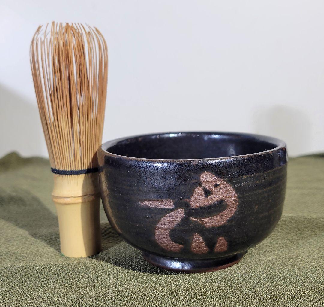 木製漆塗り　茶箱　茶道具セット