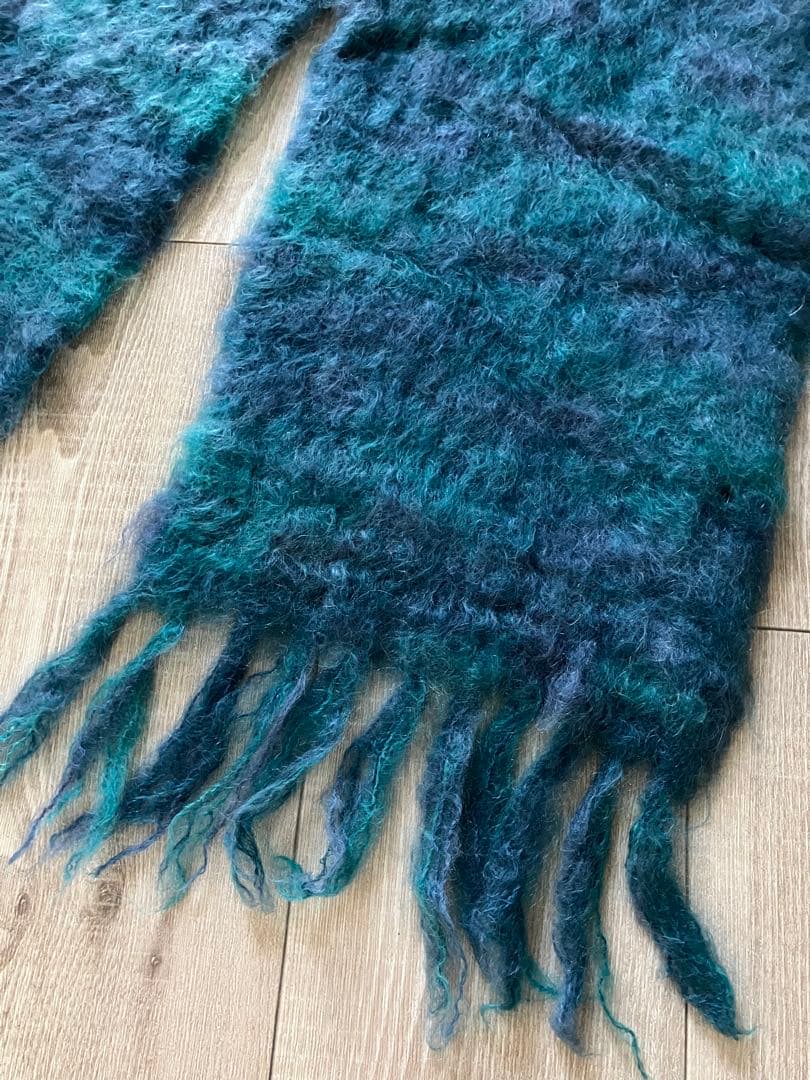 美品】「Adele´s MOHAIR (アデーレ モヘア)」大判マフラー