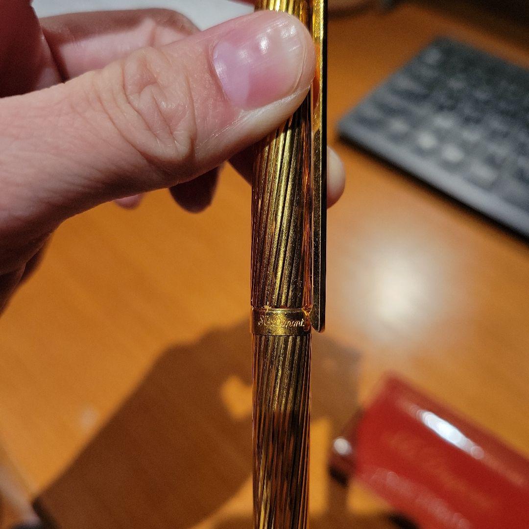 st dupont ボールペン ゴールド 販売証明書付き 文房具・事務用品
