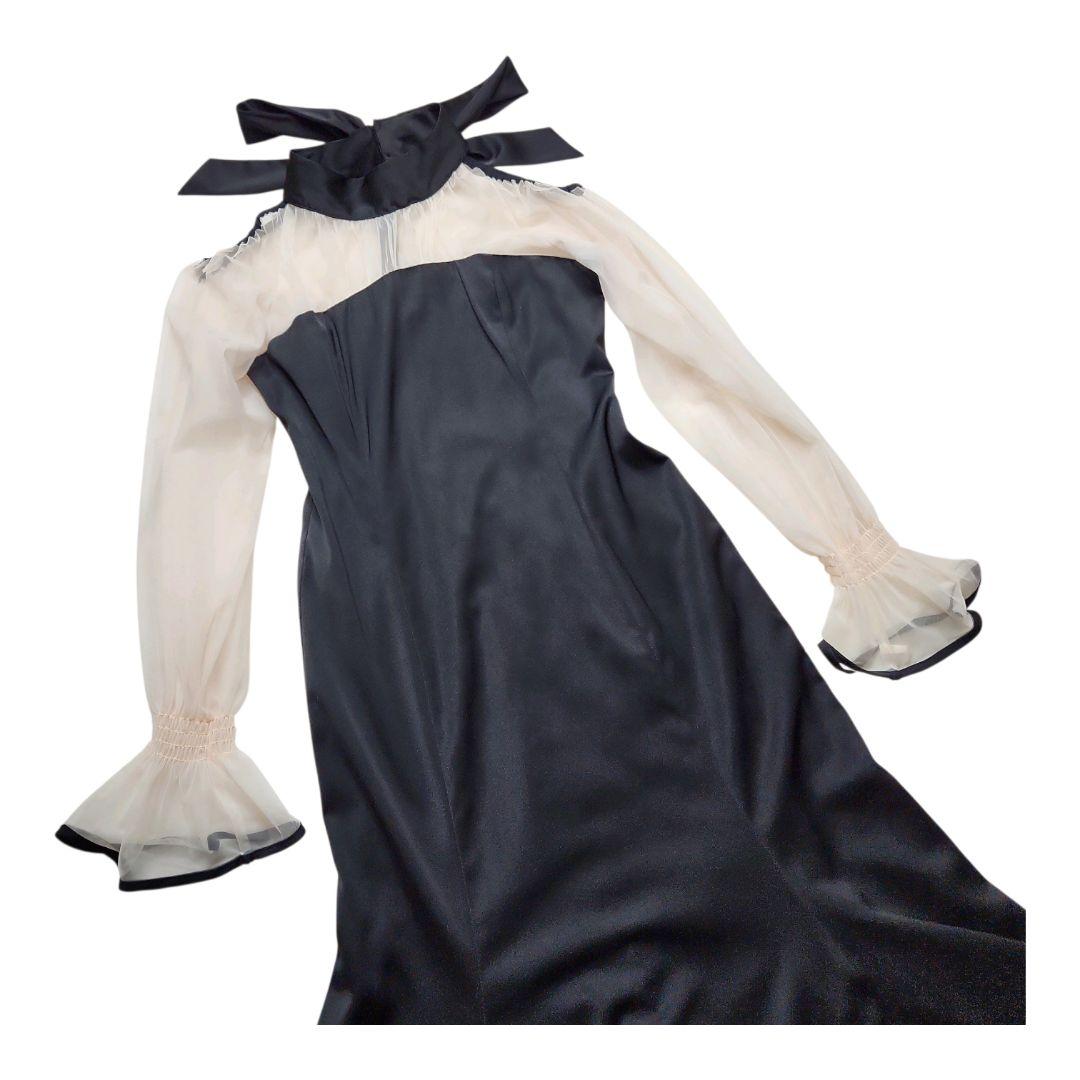 ✨完売品✨atlo by pour vous オケージョンドレス リボン 黒