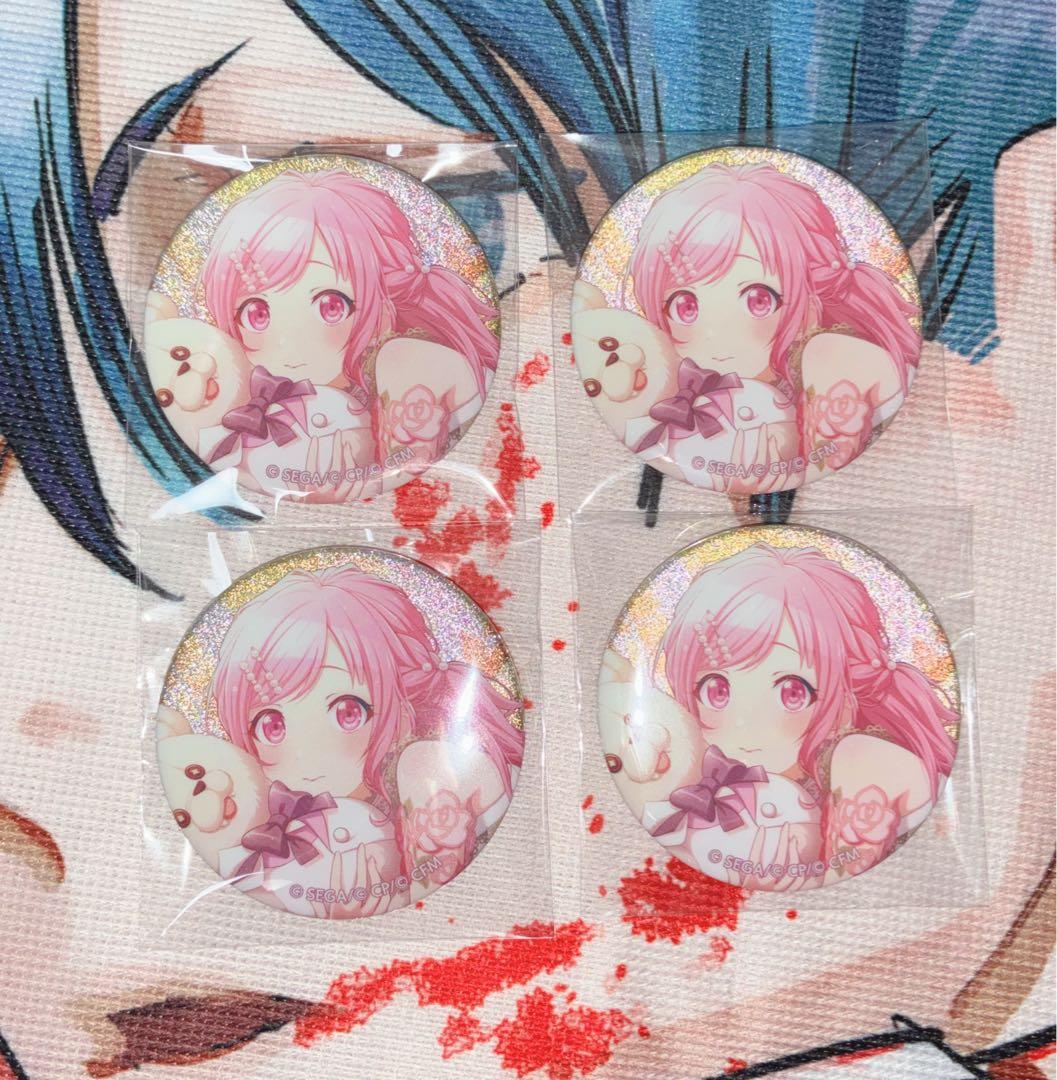 プロセカ プロジェクトセカイ えむ 鳳えむ グリ缶 グリッター缶バッジ