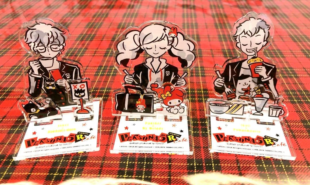 ペルソナ5 ザ・ロイヤルカフェ　サンリオ　コラボ　アクスタ　主人公