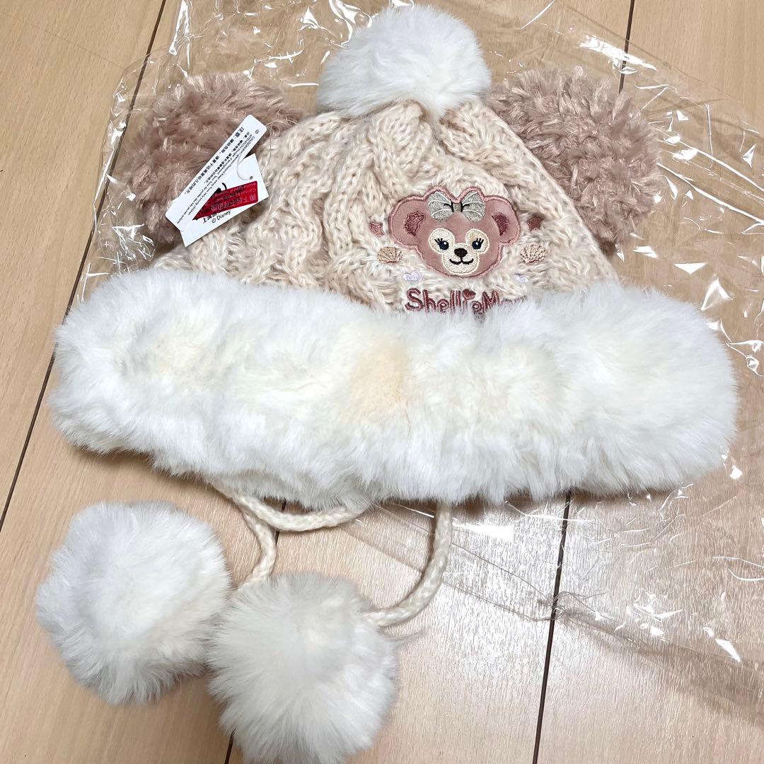 ディズニー ダッフィー シェリーメイ 帽子 ニット帽 ファンキャップ ファー