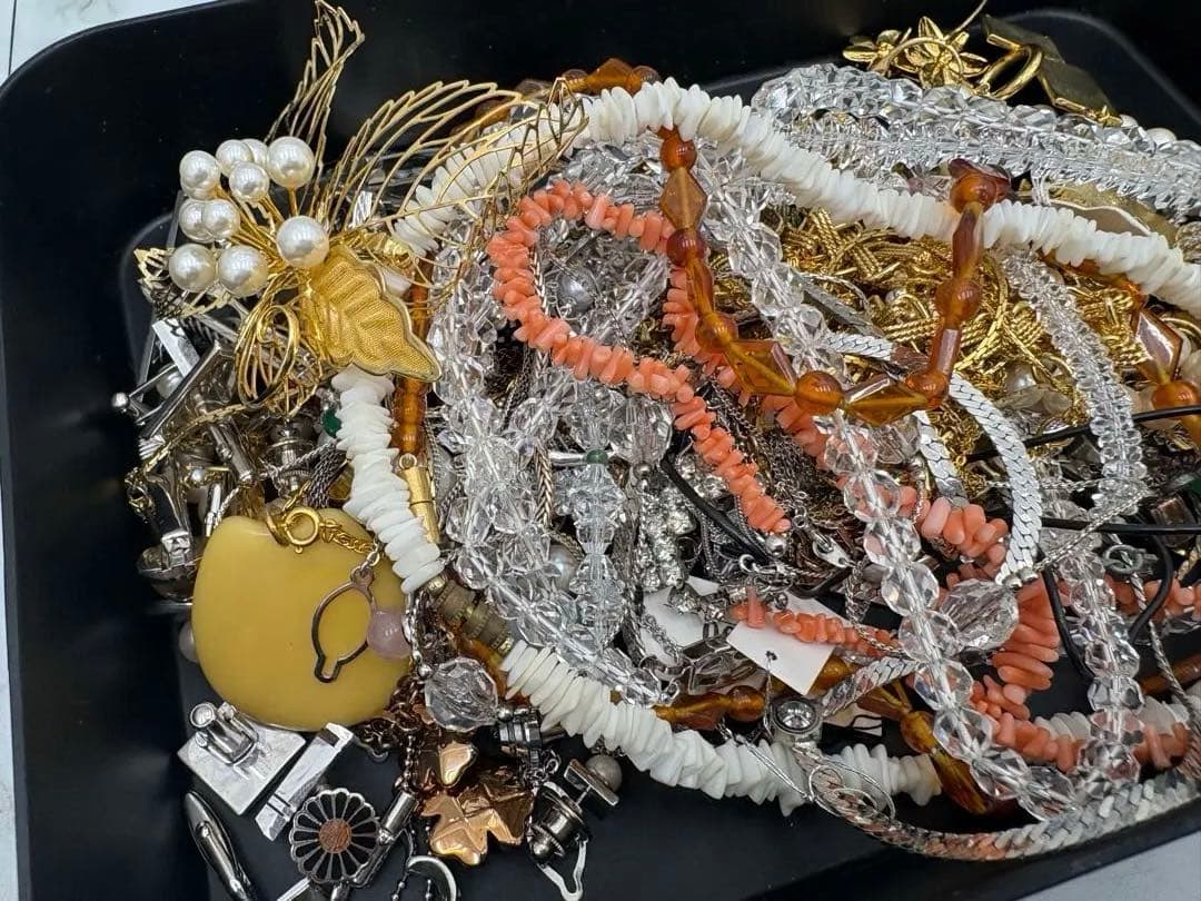 アクセサリー パール 石 ゴールド シルバー まとめ売り