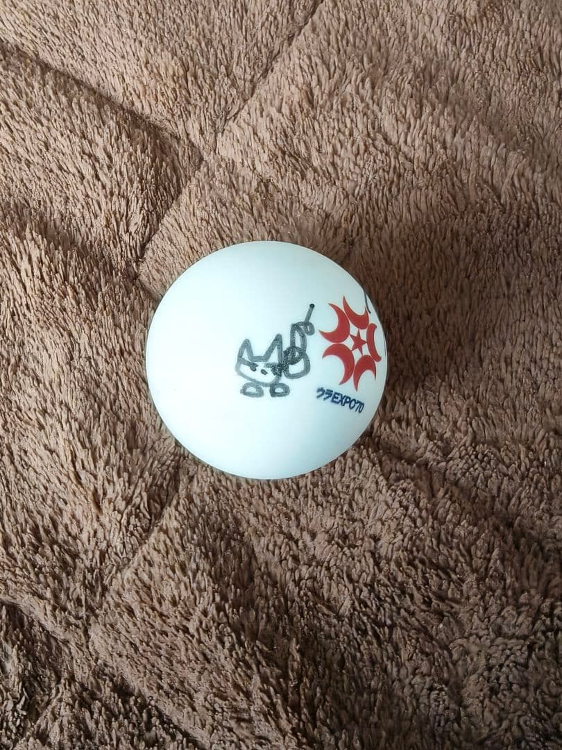 ずっと真夜中でいいのに　サイン入りピンポン玉