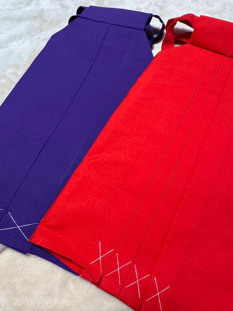 なの様 専用 黒地銀彩牡丹柄着物袴