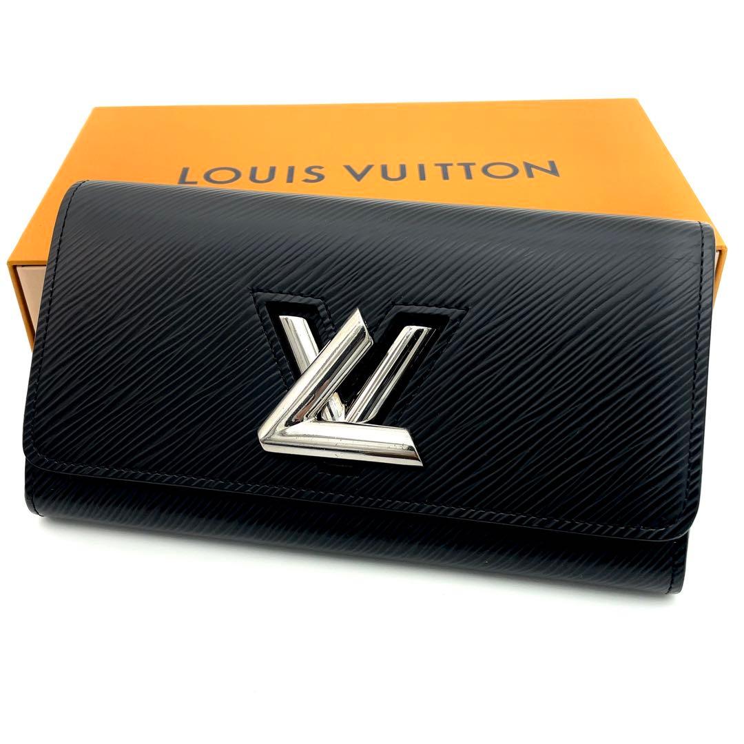 最高級美品】ルイヴィトンエピポルトフォイユツイスト長財布ノワール黒