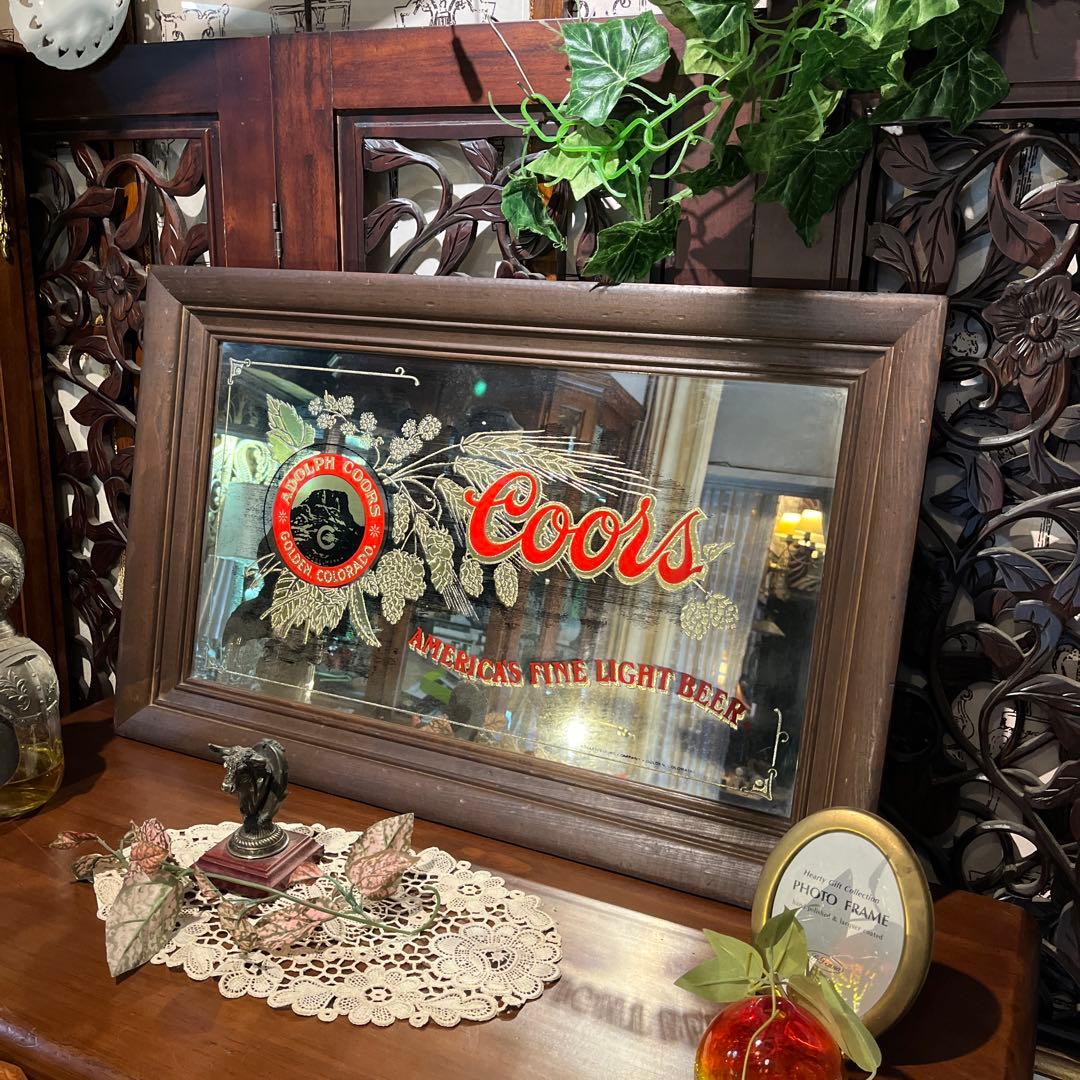 アメリカン雑貨 ビンテージパブミラー coors ビール - メルカリ