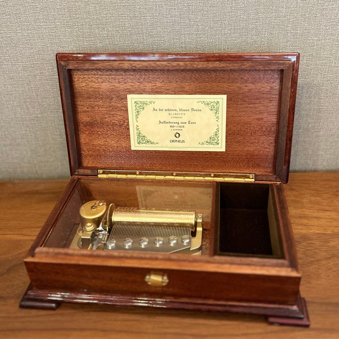 【stspecies8787様】オルフェウス 高級オルゴール 2曲50弁