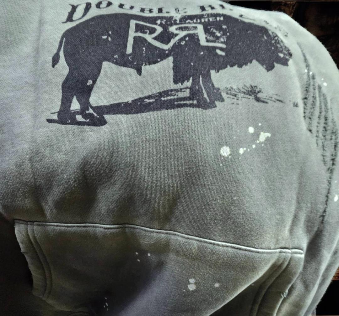 kazuto0425jp【DOUBLE RLフードパーカー/バッファロXL