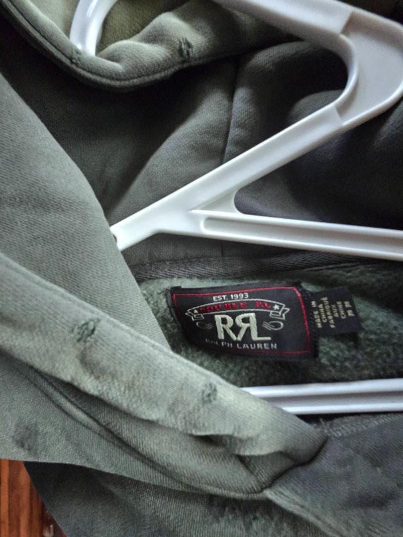 kazuto0425jp【DOUBLE RLフードパーカー/バッファロXL