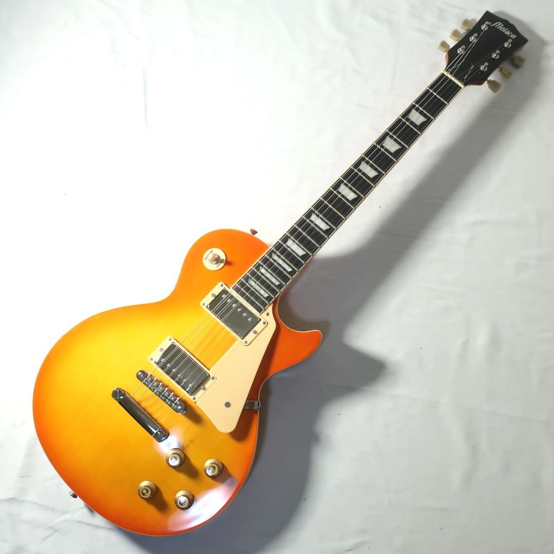 美品 Maison レスポールタイプ エレキギター ハニーバースト Maison レスポール モデル ハニーバースト