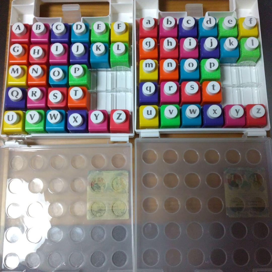 ミニクラフトパンチアルファベット大文字セット小文字セット