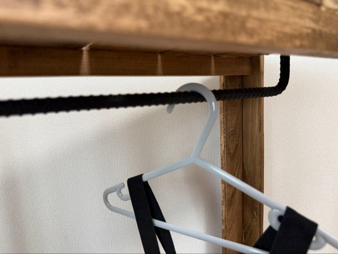 子供用 木製ハンガーラック ナチュラルスタイル ハンドメイド キッズ雑貨