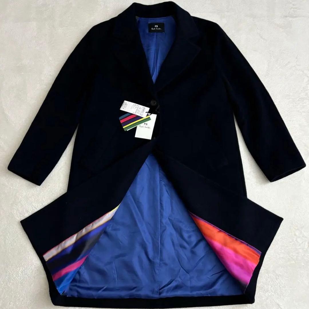 新品未使用 ポールスミス バイカラー カシミヤウール チェスターコート L相当 Paul Smith｜ウールカシミヤ チェスターコート | Rakuten Fashion(楽天