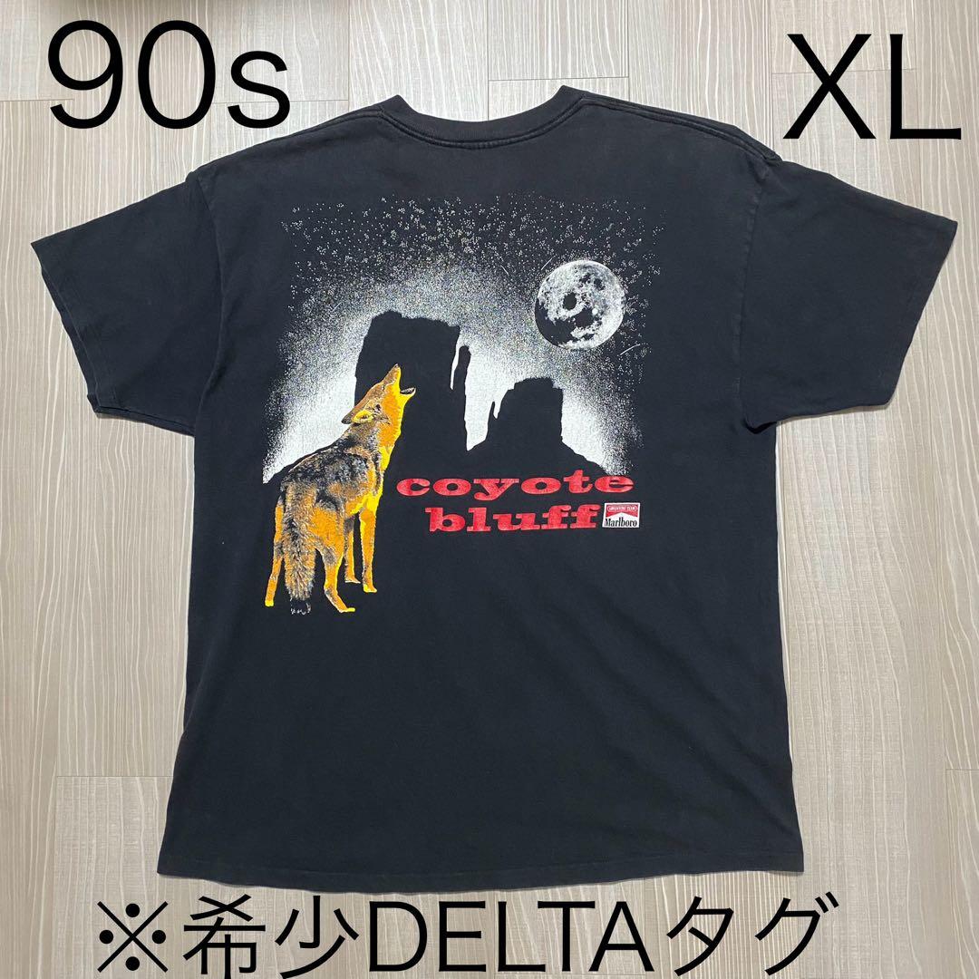 希少DELTAタグ 90s Marlboro coyote Tシャツ XL
