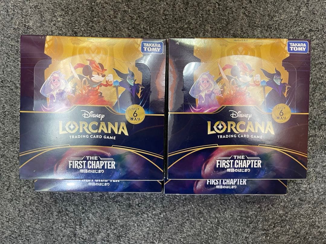 (値下げ)【新品・未開封】ディズニー ロルカナ 4BOX シュリンク付