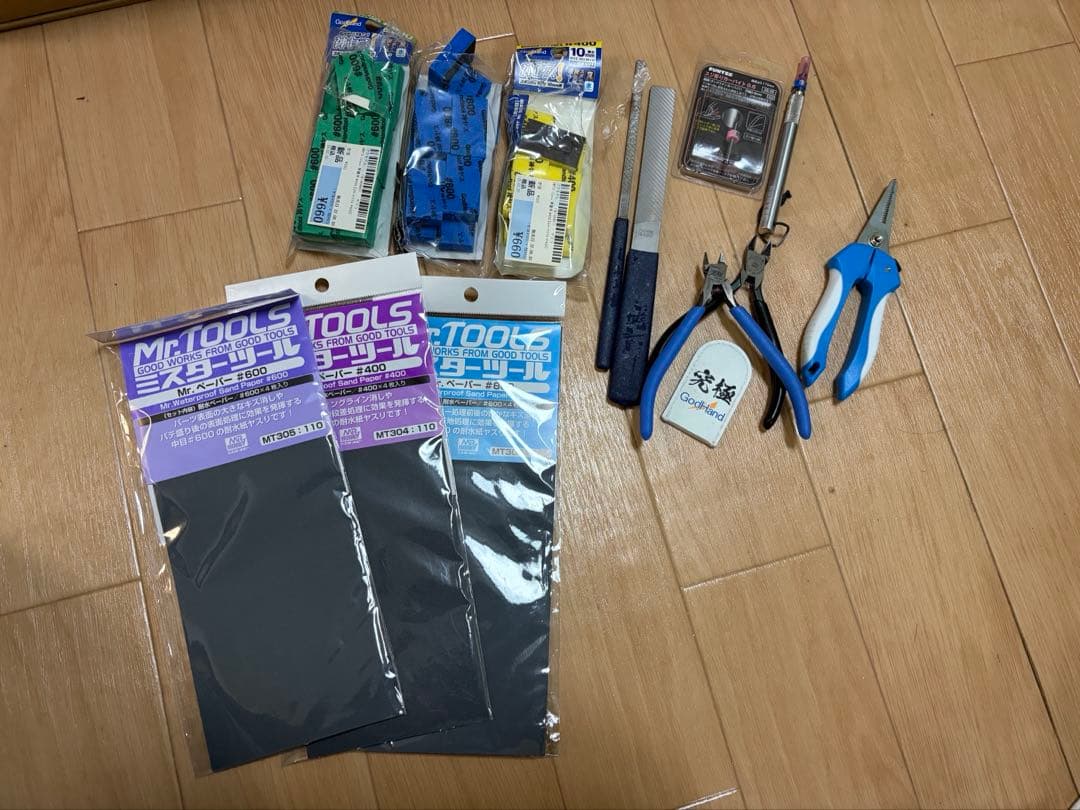 塗装セット　タミヤパワーコンプレッサー　エアブラシ　その他道具