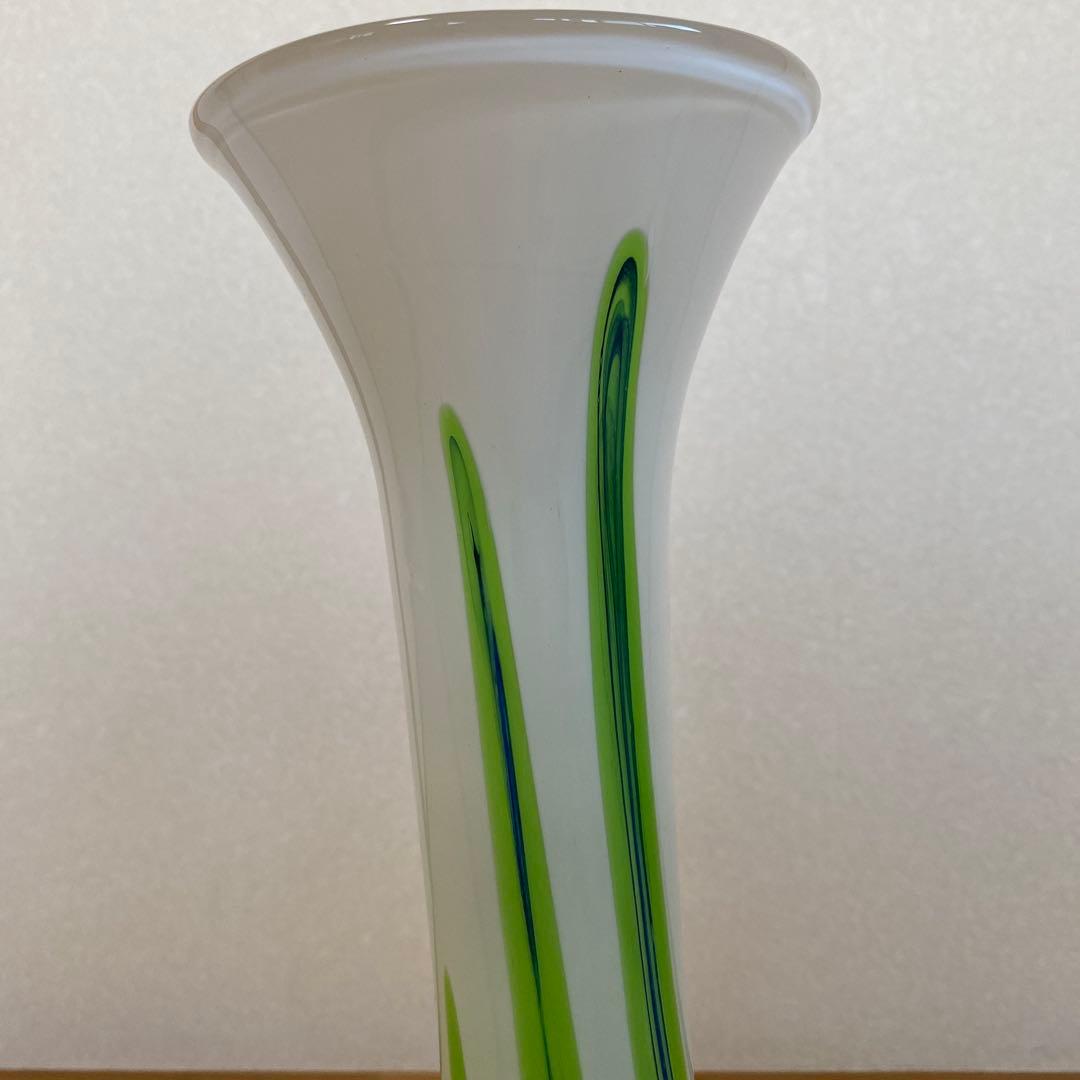 53cm 70`sイタリアヴィンテージハンドメイド花瓶 大型フラワーベース