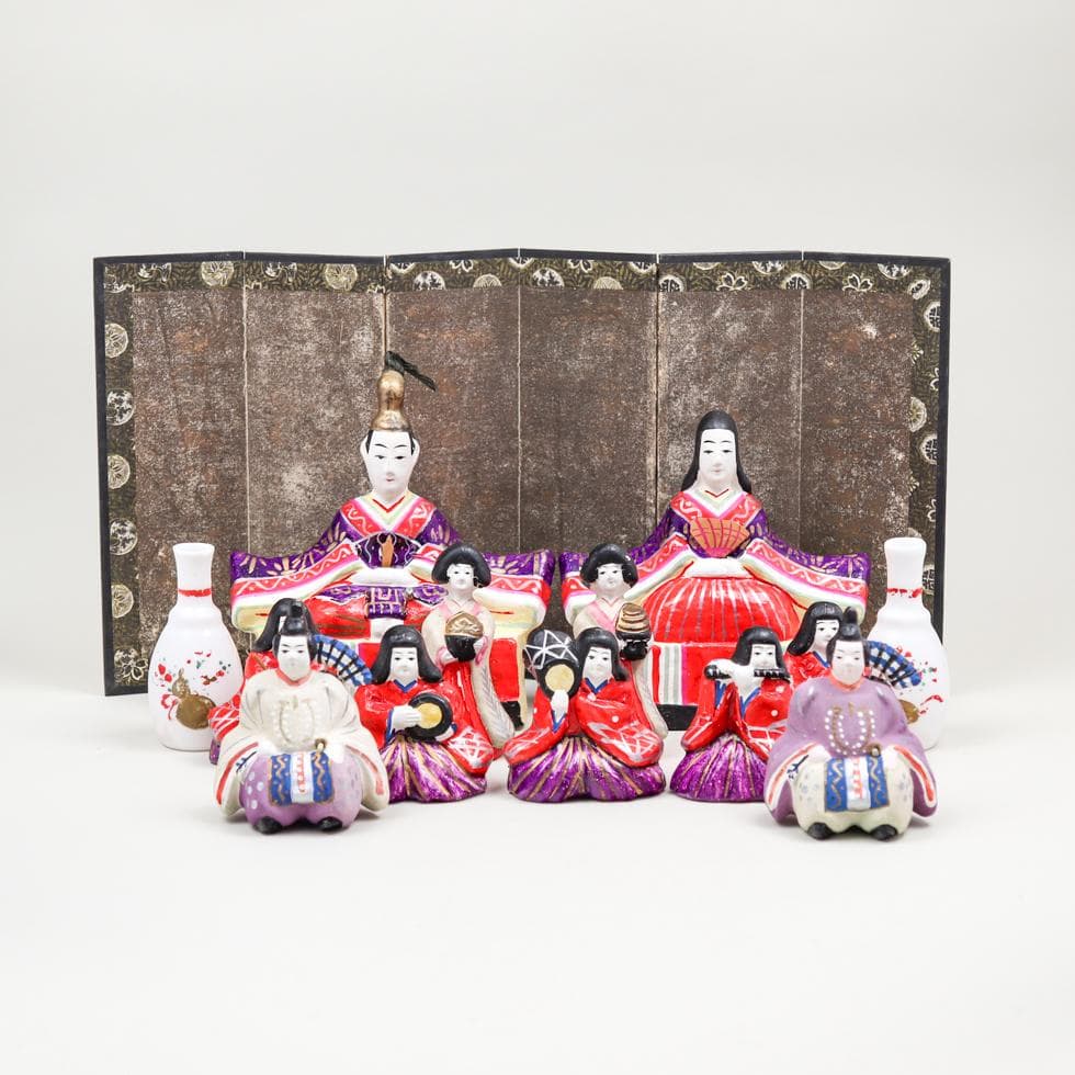 郷土玩具 中野土人形 | 長野県中野市 中野土人形 ひな人形 立ケ花