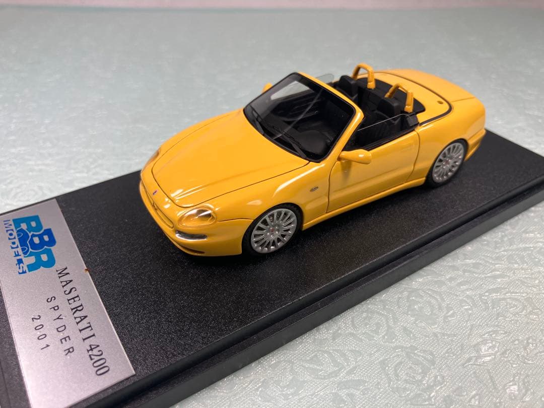 BBR マセラティ　4200 スパイダー2001年　イエロー