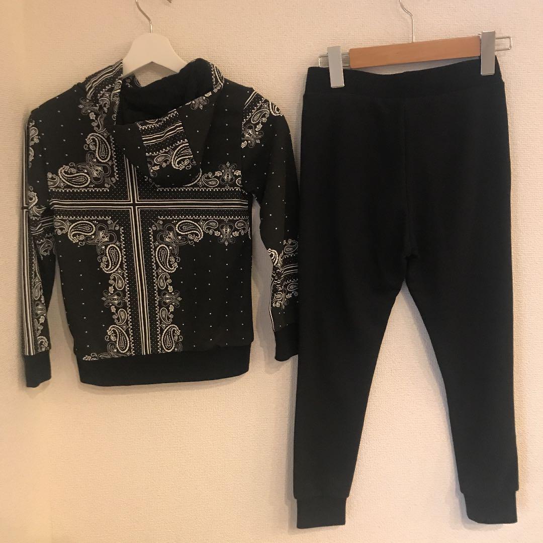 新品US購入！アディダスオリジナルスセットアップ130cm/ペイズリー日本未発売