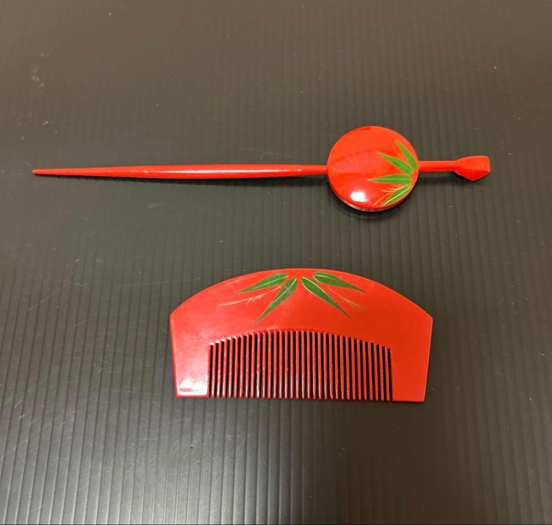 七五三髪飾り７歳　日本髪