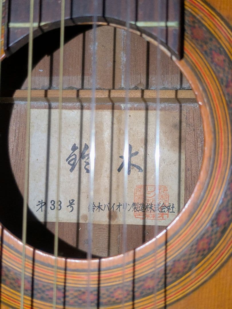 ジャパンヴィンテージ/鈴木バイオリン 第33号 アコースティックギター