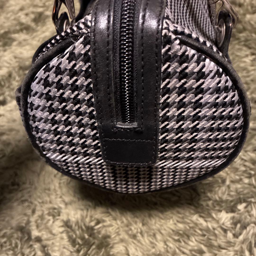 希少✨ラルフローレン 千鳥柄 ミニ ボストン ハンドバッグ ヴィンテージ