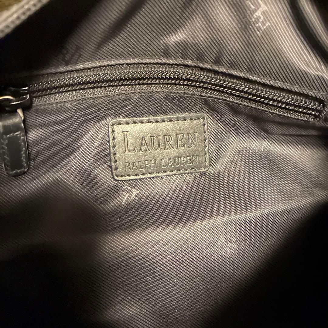 希少✨ラルフローレン 千鳥柄 ミニ ボストン ハンドバッグ ヴィンテージ