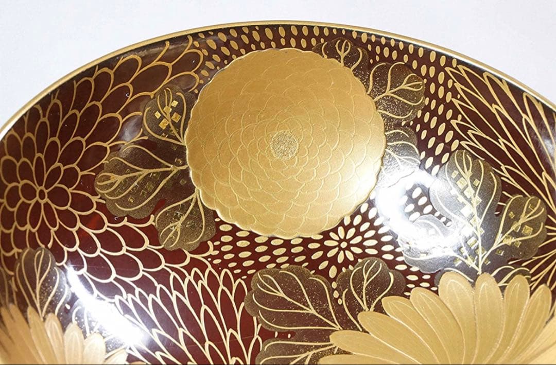 本漆器 金蒔絵 吸物椀 5点セット 茶懐石道具