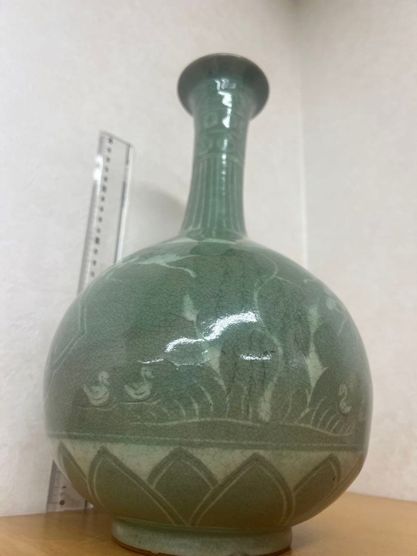 朝鮮李朝高麗天球瓶 古美術 唐物コレクション韓国骨董 アンティーク