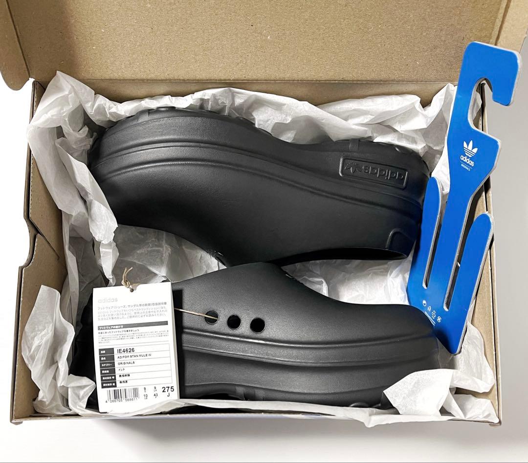 完売新品27.5cm国内正規品■常田大希着用adidasスタンスミス厚底ミュール