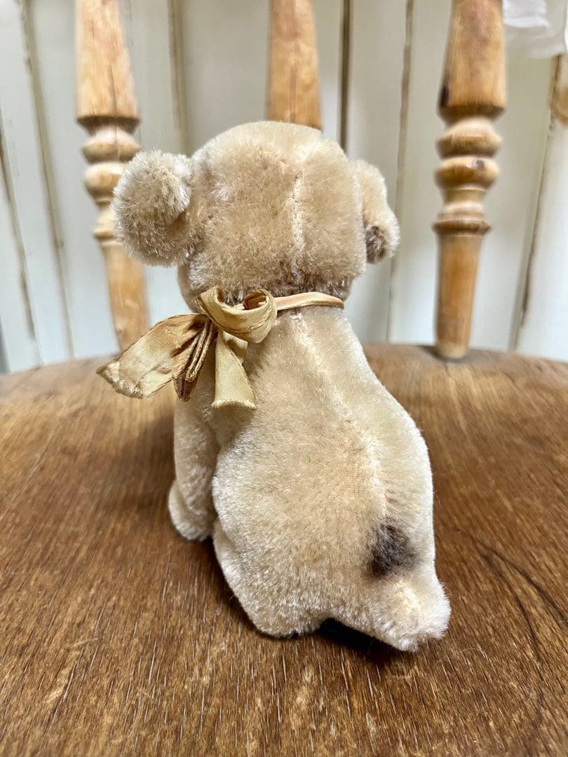シュタイフ　モプシー　パグ　犬　13cm ぬいぐるみ　ヴィンテージ