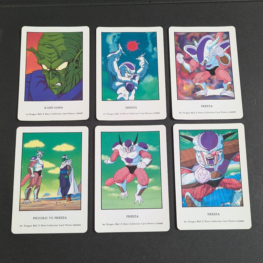 ドラゴンボールZ ヒーローコレクションカード12枚セット アマダ 当時物
