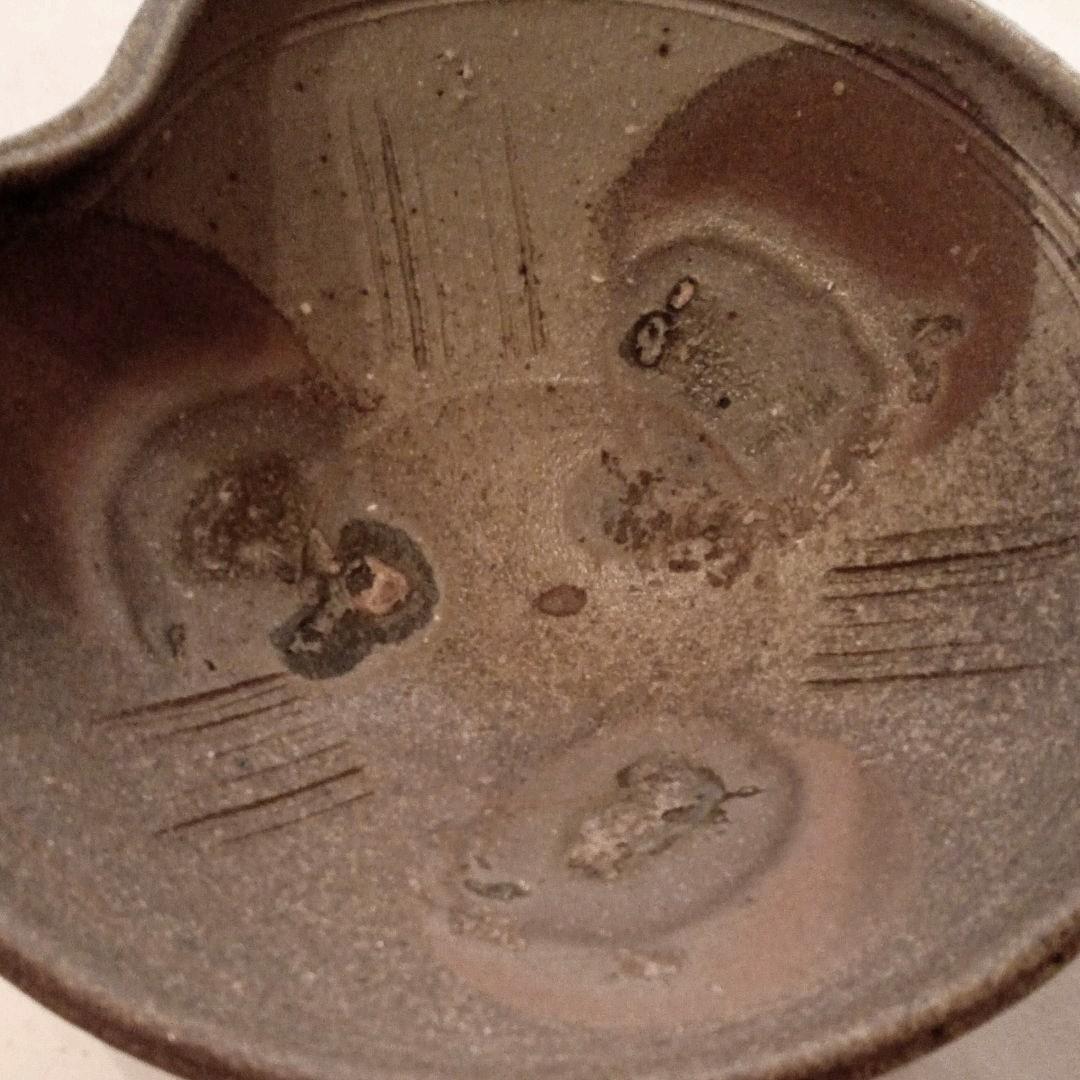 京焼 窯変片口八寸鉢