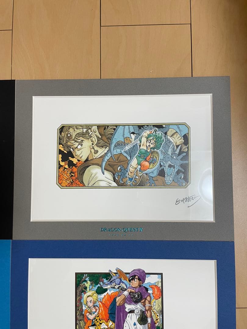 ドラゴンクエストⅠ〜Ⅲ ・Ⅳ〜Ⅵ Vジャンプ 鳥山明 複製原稿 6枚セット